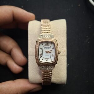 Studio Quartz Rose Gold Watch